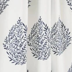 2pk Light Filtering Teardrop Leaf Window Curtain Panels - Lush Décor -Home Decoration Promotion GUEST 00385f63 6144 4cd1 800a 49e8d2fb887a