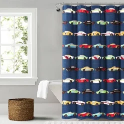 Race Cars Shower Curtain - Lush Décor -Home Decoration Promotion GUEST 0431a18c a55e 4532 b721 e1adaa87d84d
