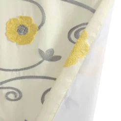 42"x18" Royal Garden Window Valance Yellow - Lush Décor -Home Decoration Promotion GUEST 05cdea2c 5838 46db a269 96df5a688063