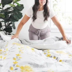 3pc Aprile Cotton Duvet Cover Set Yellow/Gray - Lush Décor 12 3pc Aprile Cotton Duvet Cover Set Yellow/Gray - Lush Décor -Home Decoration Promotion GUEST 0603ca00 feed 4ff2 a4a1 d8799c8063a4