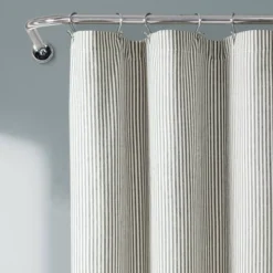 Vintage Stripe Yarn Dyed Cotton Shower Curtain Denim - Lush Décor -Home Decoration Promotion GUEST 07ab54a7 b61b 4f43 960a d7cfb756fbec