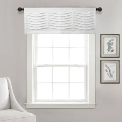 18"x52" Wave Texture Valance - Lush Décor -Home Decoration Promotion GUEST 090b7841 8aaa 4349 945f 593764ac86a9
