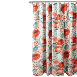 Poppy Garden Shower Curtain - Lush Décor -Home Decoration Promotion GUEST 0feec906 07dc 46e8 ab0b 0d1762d6cf92
