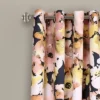 Set Of 2 52"x84" Floral Watercolor Light Filtering Curtain Panels - Lush Décor
