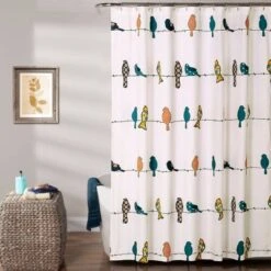 Rowley Birds Shower Curtain - Lush Décor -Home Decoration Promotion GUEST 1246ece2 7534 44f5 8a56 f851250c88bc