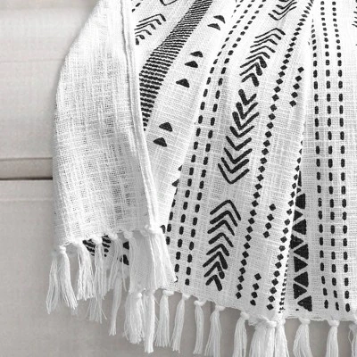50"x60" Hygge Striped Cotton Slub Tassel Fringe Throw Blanket - Lush Décor 3 50"x60" Hygge Striped Cotton Slub Tassel Fringe Throw Blanket - Lush Décor - Image 3