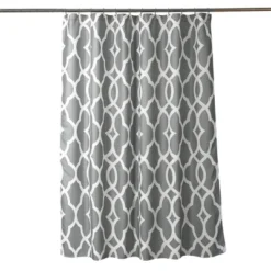 Connor Geo Shower Curtain Gray - Lush Décor -Home Decoration Promotion GUEST 14d12041 b1d5 410f 8037 2188d5c979a5