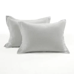 Lush Décor 3pc Haniya Solid Waffle Woven 100% Cotton Textured Comforter Set -Home Decoration Promotion GUEST 1bce4a35 6532 4c64 a801 a4a6154968be