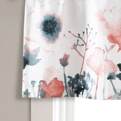 18"x52" Zuri Flora Light Filtering Valance - Lush Décor -Home Decoration Promotion GUEST 1e23fe7d ac96 4918 9d80 71d27666fa7b