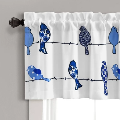 18"x52" Rowley Birds Light Filtering Valance - Lush Décor 7 18"x52" Rowley Birds Light Filtering Valance - Lush Décor - Image 7