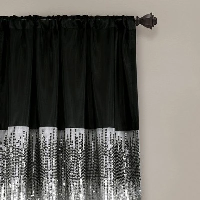 Night Sky Light Filtering Window Curtain Panel - Lush Décor 1 Night Sky Light Filtering Window Curtain Panel - Lush Décor