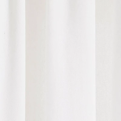 84"x52" Boho Faux Linen Texture Tassel Rod Pocket Window Curtain Panels - Lush Décor 2 84"x52" Boho Faux Linen Texture Tassel Rod Pocket Window Curtain Panels - Lush Décor - Image 2