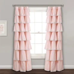52"x84" Ruffle Window Curtain Panel - Lush Décor -Home Decoration Promotion GUEST 2a077f5c 7bd3 4681 9282 5aa3533f69f1