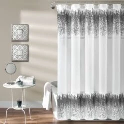 Single Shimmer Sequins Shower Curtain - Lush Décor -Home Decoration Promotion GUEST 2c5010d9 35e5 4300 9a4d 7a7c7f802aa3