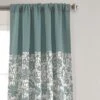 Set Of 2 Estate Garden Print Light Filtering Window Curtain Panels - Lush Décor
