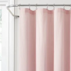 72"x72" Vintage Stripe Yarn Dyed Cotton Shower Curtain - Lush Décor