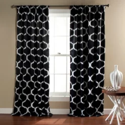 2pk 52"x84" Blackout Geo Window Curtain Panels - Lush Décor 10 2pk 52"x84" Blackout Geo Window Curtain Panels - Lush Décor -Home Decoration Promotion GUEST 37056774 4967 4f65 a0bb d3a9a9bde453