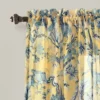 2pk 52"x84" Sheer Dolores Curtain Panels Yellow - Lush Décor