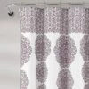 Stripe Medallion Shower Curtain - Lush Décor