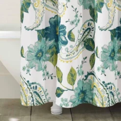 Floral Paisley Shower Curtain Blue - Lush Décor -Home Decoration Promotion GUEST 3b24c074 aa99 4294 ad1f 3df6501cc8da