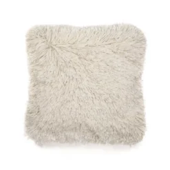 20"x20" Oversize Ella Shaggy Fur Square Throw Pillow - Lush Décor -Home Decoration Promotion GUEST 3d5bed9e 7650 4e8e a697 22436451d7bc