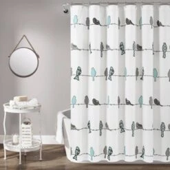 Rowley Birds Shower Curtain - Lush Décor -Home Decoration Promotion GUEST 3f9e3fae 0947 411e 8a4f 12b11240c056