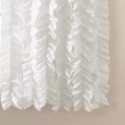 Set Of 2 Sophia Ruffle Window Curtain Panels White - Lush Décor -Home Decoration Promotion GUEST 3fb4545d 3f53 4945 8e5a 8aad33889203