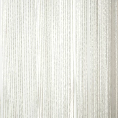 1pc 40"x84" Light Filtering Boho Macrame Textured Indoor/Outdoor Curtain Panel White - Lush Décor 4 1pc 40"x84" Light Filtering Boho Macrame Textured Indoor/Outdoor Curtain Panel White - Lush Décor - Image 4