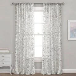 52"x84" Ballgown Glam Sparkle Sequins Window Curtain Panel - Lush Décor -Home Decoration Promotion GUEST 41512656 5bfb 4b50 bb14 f1ee051be9d0
