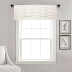 18"x52" Wave Texture Valance - Lush Décor -Home Decoration Promotion GUEST 421f3408 23ee 40fa a2e8 7a3ca0d44279