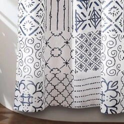 72x72 Monique Shower Curtain Blue – Lush Décor -Home Decoration Promotion GUEST 4262ff6f b3bb 4db0 a646 8670e38232fd