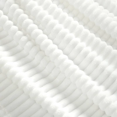 68"x92" Super Cozy Ultra Soft Ribbed Faux Fur Throw Blanket - Lush Décor 2 68"x92" Super Cozy Ultra Soft Ribbed Faux Fur Throw Blanket - Lush Décor - Image 2