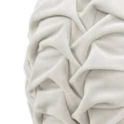 15" Pleated Round Throw Pillow - Lush Décor