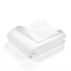 50"x60" Solid Kantha Pick Stitched Yarn Dyed Cotton Woven Throw Blanket - Lush Décor -Home Decoration Promotion GUEST 4796a29e db0d 42f6 bbc6 409bbc82ffd8