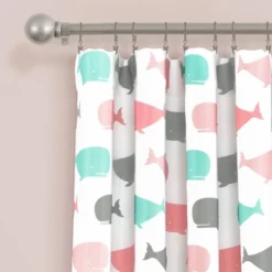 Whale Window Curtain - Lush Décor