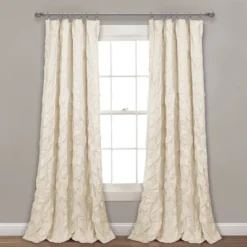 84"x52" Ravello Pintuck Window Curtain Panel - Lush Décor -Home Decoration Promotion GUEST 4ef6a16f a9d0 4601 bcd8 4df8cd070c71