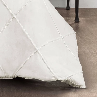 Diamond Pom Pom Comforter Set – Lush Décor 3 Diamond Pom Pom Comforter Set – Lush Décor - Image 3