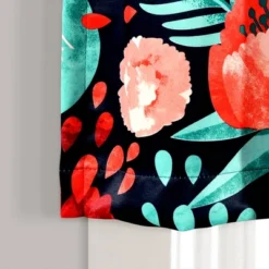 52"x18" Light Filtering Poppy Garden Window Valance - Lush Décor -Home Decoration Promotion GUEST 50c72cf3 df89 41b0 a3db cb2080862634