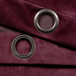 Set Of 2 (108"x38") Prima Velvet Solid Light Filtering Window Curtain Panels Plum Purple - Lush Décor -Home Decoration Promotion GUEST 5787f140 ca8c 4d1c 8773 cf2420867db4