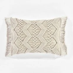 13"x20" Oversize Studio Chevron Macrame Lumbar Throw Pillow Cover With Fringes - Lush Décor 18 13"x20" Oversize Studio Chevron Macrame Lumbar Throw Pillow Cover With Fringes - Lush Décor -Home Decoration Promotion GUEST 5b3cfe2c ee32 47af 8d71 ec9199d3867d