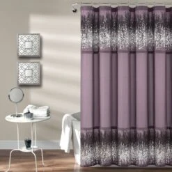 Single Shimmer Sequins Shower Curtain - Lush Décor -Home Decoration Promotion GUEST 5f7865ce 69a4 4c63 b025 5ad23b672e16