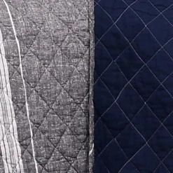 Gray Marlton Stripe Quilt Set - Lush Décor -Home Decoration Promotion GUEST 60a06d8a cf3b 4e03 b627 711c6e7985e0