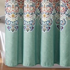 72"x72" Boho Chic Shower Curtain Seafoam - Lush Décor -Home Decoration Promotion GUEST 61069a62 7842 4ad4 9f7f be08fb9a7b9f