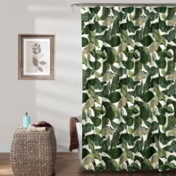 72"x72" Tropical Paradise Shower Curtain - Lush Décor -Home Decoration Promotion GUEST 63a934e1 b2c6 4a59 ad10 0b698e98850e