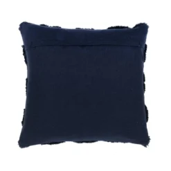 20"x20" Oversize Tufted Diagonal Family-Friendly Square Pillow Cover Navy - Lush Décor -Home Decoration Promotion GUEST 63ed96ca 7526 4c31 92a0 7655a7e1ddca