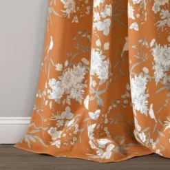 2pk 52"x95" Light Filtering Botanical Garden Curtain Panels Orange - Lush Décor 6 2pk 52"x95" Light Filtering Botanical Garden Curtain Panels Orange - Lush Décor -Home Decoration Promotion GUEST 653a3d73 fee1 48fb 8299 9b1a570eeb02 1