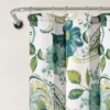 Floral Paisley Shower Curtain Blue - Lush Décor