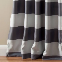 2pk 52"x84" Light Filtering Striped Window Curtain Panels - Lush Décor -Home Decoration Promotion GUEST 6a830a3f cb7f 4f2e a20e 3c98283171ac