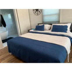 50"x60" Ombre Striped Yarn Dyed Cotton Throw Blanket - Lush Décor -Home Decoration Promotion GUEST 6d5d2f28 c9f1 41be 8691 68b671af1cb9