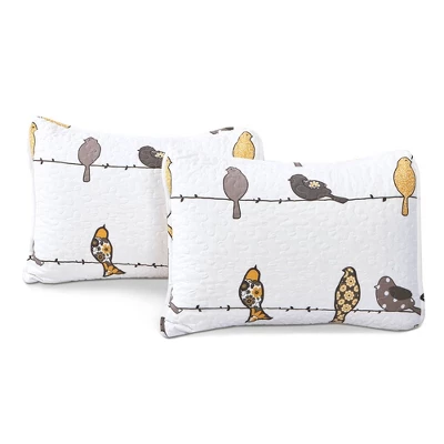 7pc Rowley Birds Quilt Set - Lush Décor 5 7pc Rowley Birds Quilt Set - Lush Décor - Image 5